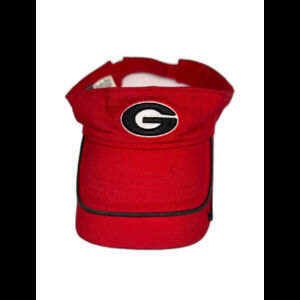 Nike Georgia Bulldogs Visor Adjustable Red Golf Tennis Swoosh Cap Dri-Fit Red